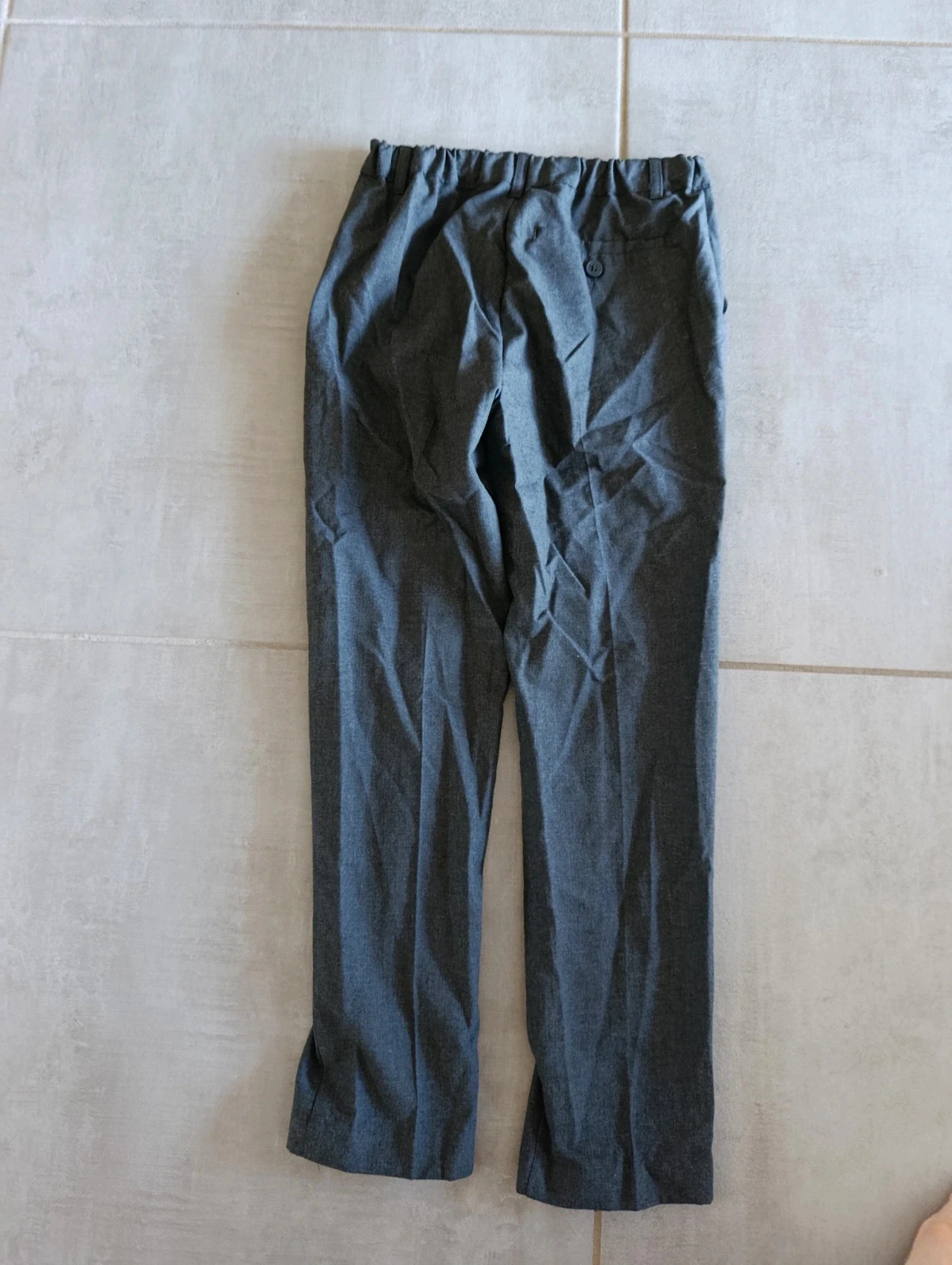 Pantalon habillé gris Nutmeg 10-11 ans 140-146 cm – coupe droite – photo 3